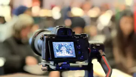recording an event with a video camera