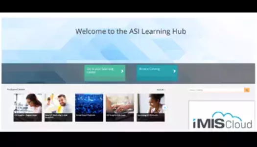 ASI Launches Learning Hub for iMIS Clients Powered by TopClass LMS by WBT Systems 